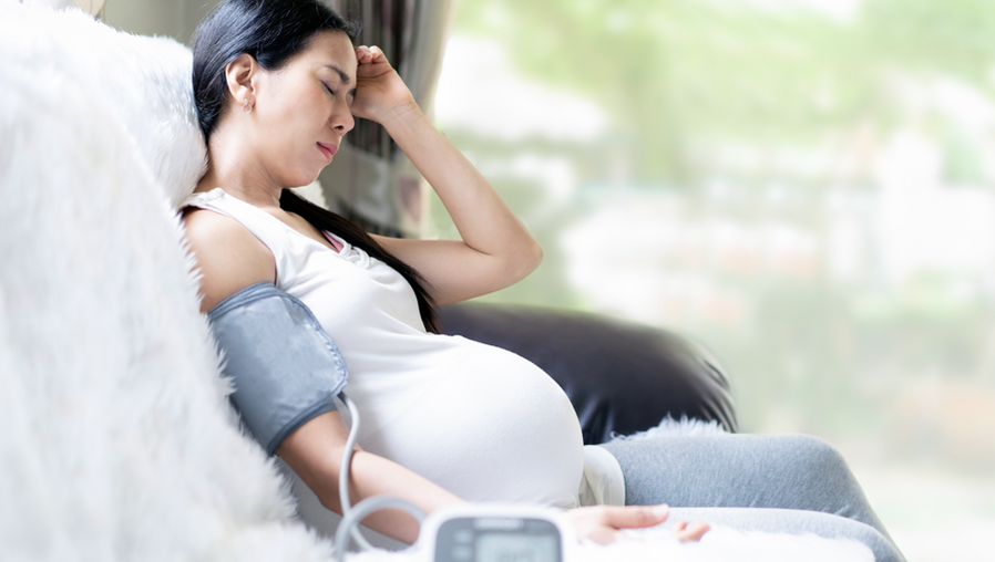 Pregnant Woman with Headache and Hypertension
