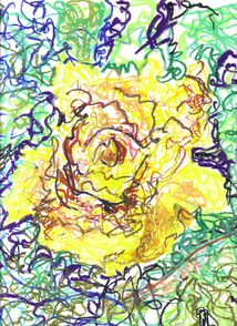 Yellow Rose for Charity (10 x 12.5) - #1