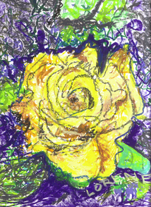 Yellow Rose for Charity (10 x 12.5) - #2