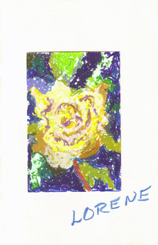 Yellow Rose for Charity (6.75 x 10.5) - #2